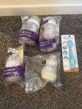 Baby Bottles PHILIPS AVENT ANTI-COLIC 3 pack of 4oz Baby Bottles Plus Extras