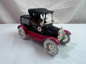ERTL METAL DIE CAST TEXACO COIN BANK 1918 FORD RUNABOUT
