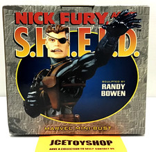 2002 MARVEL BOWEN DESIGNS MINI-BUST NICK FURY STEALTH EDITION 2962/4000 MIB