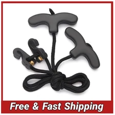 Crossbow Cocking Rope Device Pull Cord Double Handle String Puller Cocker Tool