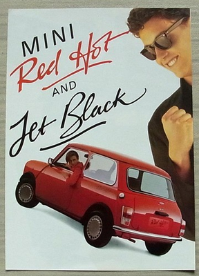 #ad MINI Red Hot amp; Jet Black Special Edition Sales Brochure c1988 Italian Text EO467 GBP 11.99