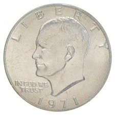 1971-S Eisenhower Dollar 40% SILVER - BU Unc MS