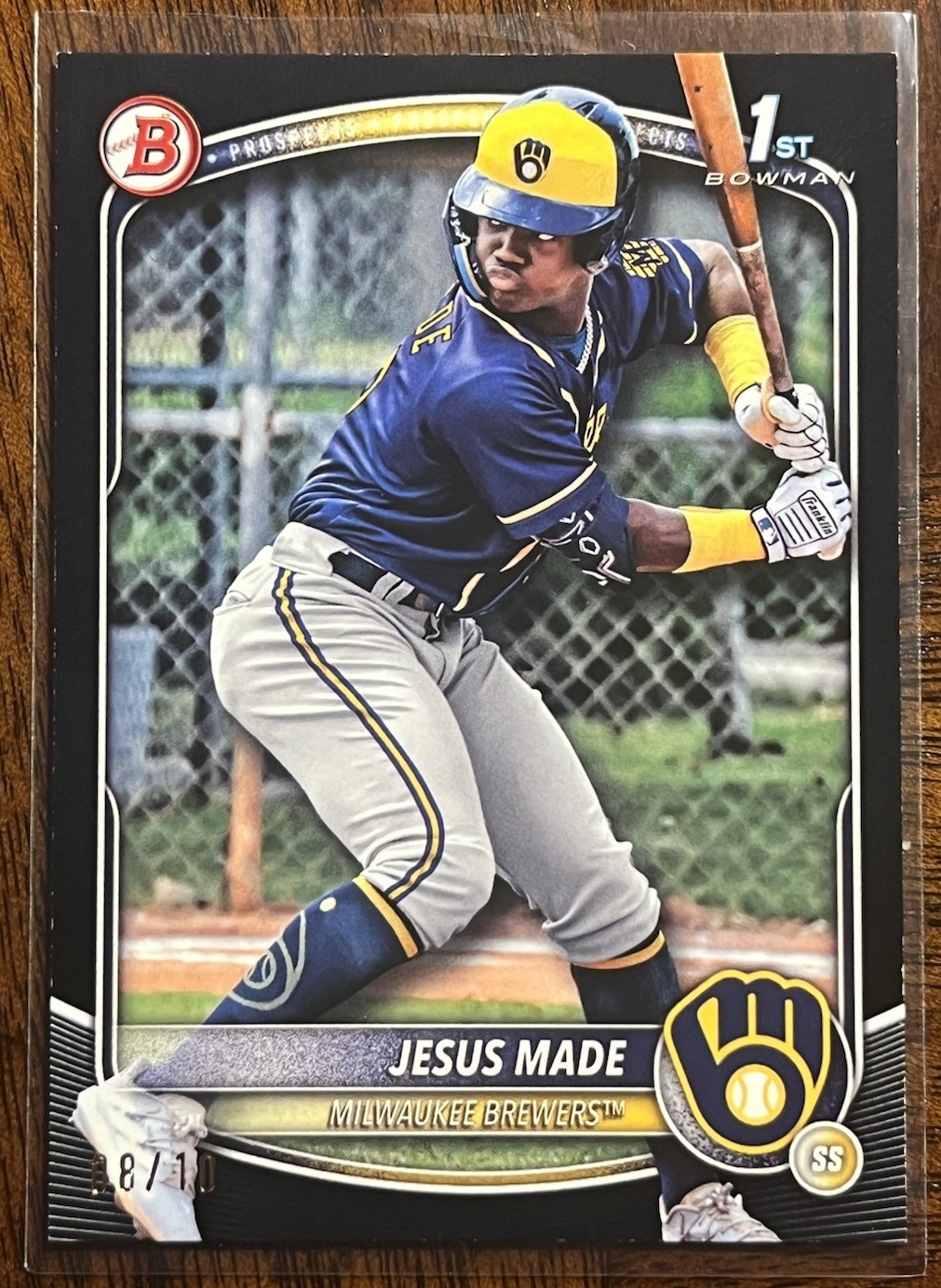 2025 Bowman Jesus Made 1st Black Parallel /10