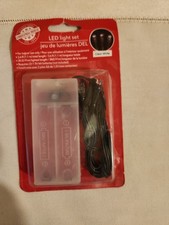 Christmas House Mini Lights Battery Operated LED Clear White New Sealed