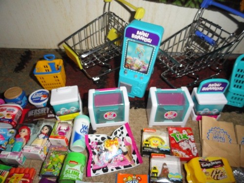 ENORME LOTE DE 130 TARJETAS DE MINI MARCAS ZURU, ACCESORIOS DE TIENDA, BOLSAS/CESTAS, CARROS 150+ - Imagen 4 de 7