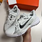 Nike Pegasus 1 G Mens Golf Cleats Wide White Metallic Silver Black IR3241-100