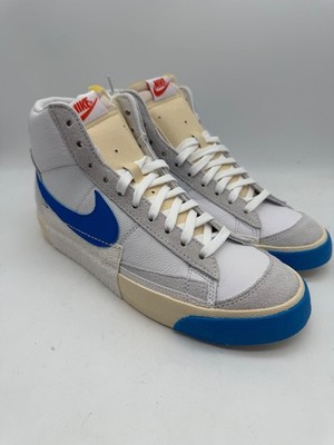 BRAND NEW Nike Blazer Mid Pro Club DQ7673-102 Sneaker Men's White Blue Size 10