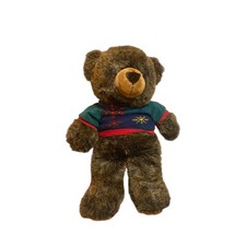 JC Penney Vintage Large Holiday Christmas Collection Bear Plush Stuffed Toy 23