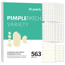 563 Count Pimple Patches - Hydrocolloid Acne Patches for Face Body, Invisible