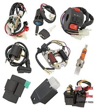 Complete Wiring Harness Kit, ATV Wire Harness for 50cc 70cc 110cc 125cc