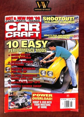Car Craft Magazine - Vol. 44 No. 1 - January 1996 - 10 Easy Performance Mods