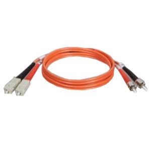 Fibra Ottica Per Reti Dati 5 M Multimode Simplex Fibra Ottica (62.5/125) – ST To ST Cavo Patch Cord Zip Cord