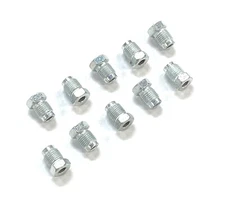 Metric Tube Nuts, Imperial & Bubble Flare For 3/16" Tube 10x1 mm (Pack of 10)