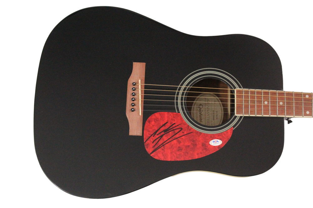 Jordan Davis Autographed Signed Full Size Gibson Epiphone Guitar w/ PSA COA 