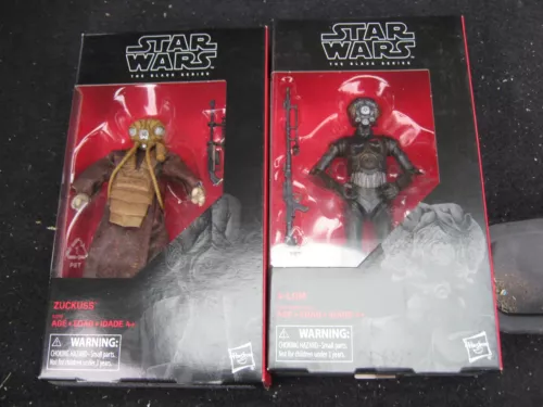 Star Wars Black Series 6" Zuckuss + 4-LOM Bounty Hunter ESB New Sealed Empire