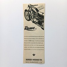 1954 Horex Regina 350 ccm Motorrad Werbung Werbeanzeige Reklame Print Ad
