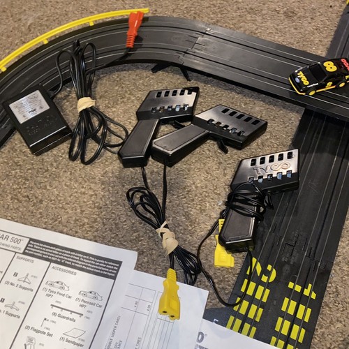 VINTAGE TYCO ELÉCTRICO SLOT CAR RACING STOCK CAR 500 6202 **FUNCIONA MUY BIEN** - Imagen 7 de 7