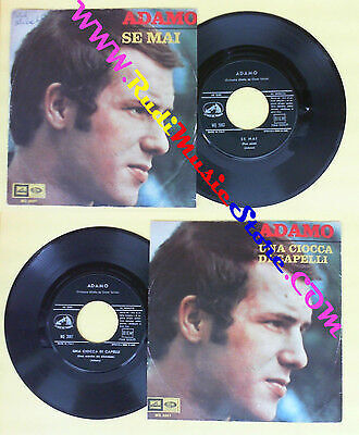 LP 45 7'' ADAMO Wenn nie eine Haarsträhne 1966 italy HERRENSTIMME keine CD MC*DVD