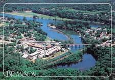 Aerial View Branson MO in the Heart of Ozark Mountain Country 6x4 Postcard CP401
