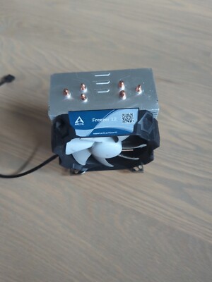 Arctic Freezer 12 Compact Semi Passive Tower CPU Cooler Used but Working Well