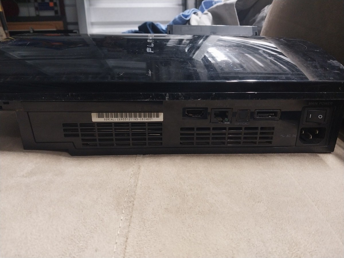 Sony PlayStation 3 60GB CECHA01 PS3 Fat Backwards Compatible Needs