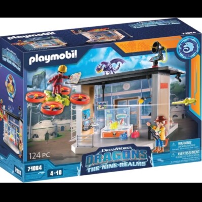 Playmobil 71084Dragons The 9 Realms Kristalllabor''Die 9 Welten''Gebäude+2 Figuren