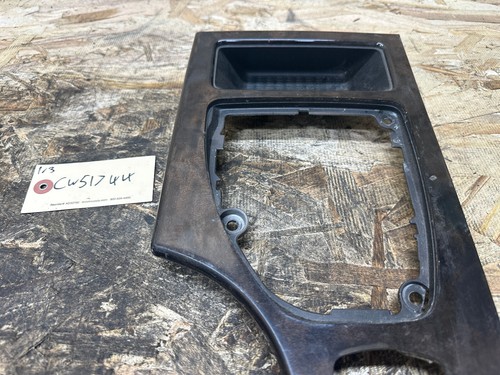 BMW 05-10 E60 5 SERIES WOOD CENTER CONSOLE SHIFTER BEZEL iDRIVE TRIM 9156126 - Picture 3 of 8