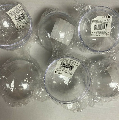 Fillable Clear 3.50" Ball Ornament NEW - Picture 8 of 9