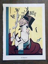 New Yorker Magazine Eustace Tilley Interior Page Art unknown issue