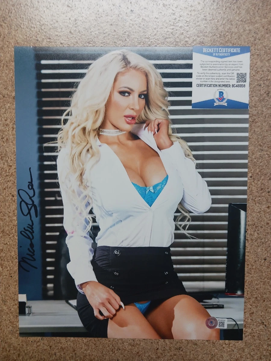 Xxx Hd Nicolette Shea Download - Nicolette Shea Signed 11X14 Photo BAS COA Sexy AVN Star Auto Model Beckett  | eBay