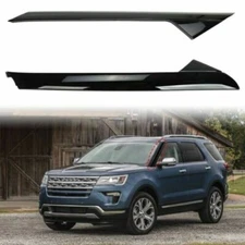 Fit For 11-19 Ford Explorer Windshield Outer Trim Pillar Molding Right &Left