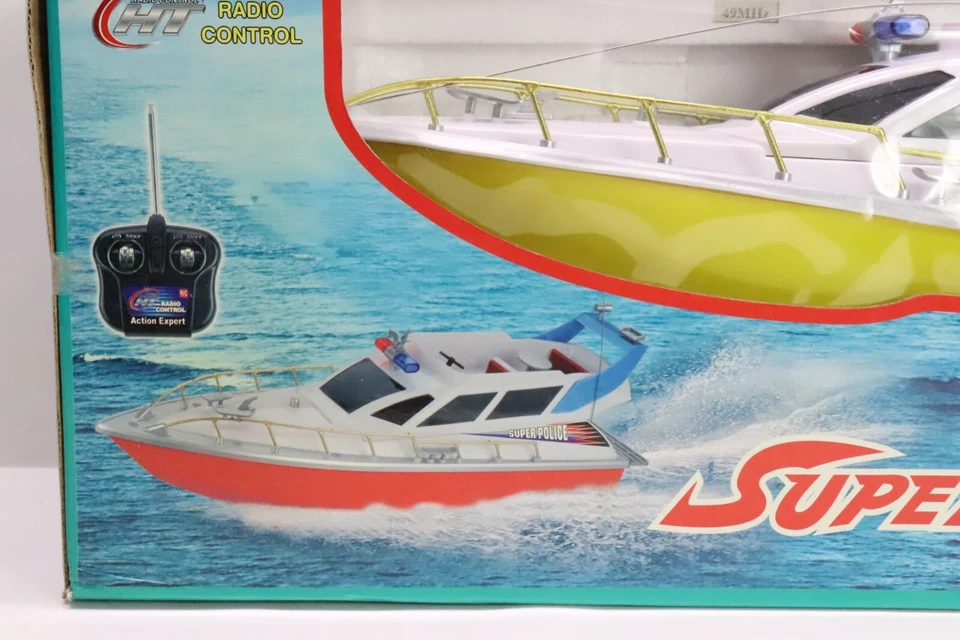 HT Remote Control Boat Super Speedy Police Yacht. Read - Image 2 of 4