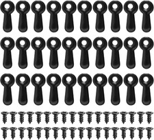 100 Pieces Picture Frame Turn Button Fasteners Set with 100 Pieces Screws, Pictu