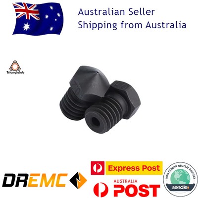 Hardened Steel V6 RepRap Nozzle Compatible TriangleLab