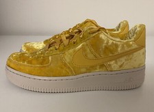 Nike Air Force 1 LV8 GS Velvet Youth Sz 4Y/ Women  s Sz 5.5 Gold 849345-700 NEW 