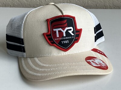 TYR Huntington Beach Swim Hat SnapBack Adjustable Trucker Cap NEW