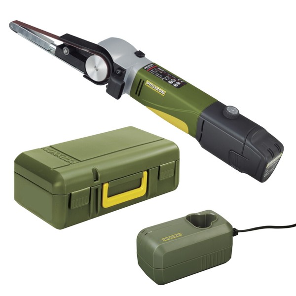Proxxon Akku Bandschleifer Bs/A - Im Koffer - Inkl. Akku Und LadegeräT - 29810-image