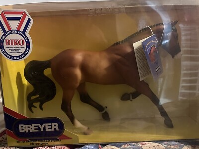 Breyer Limited Edition Biko 1998 Olympic Silver Medalist #1101 Limited Rough Box