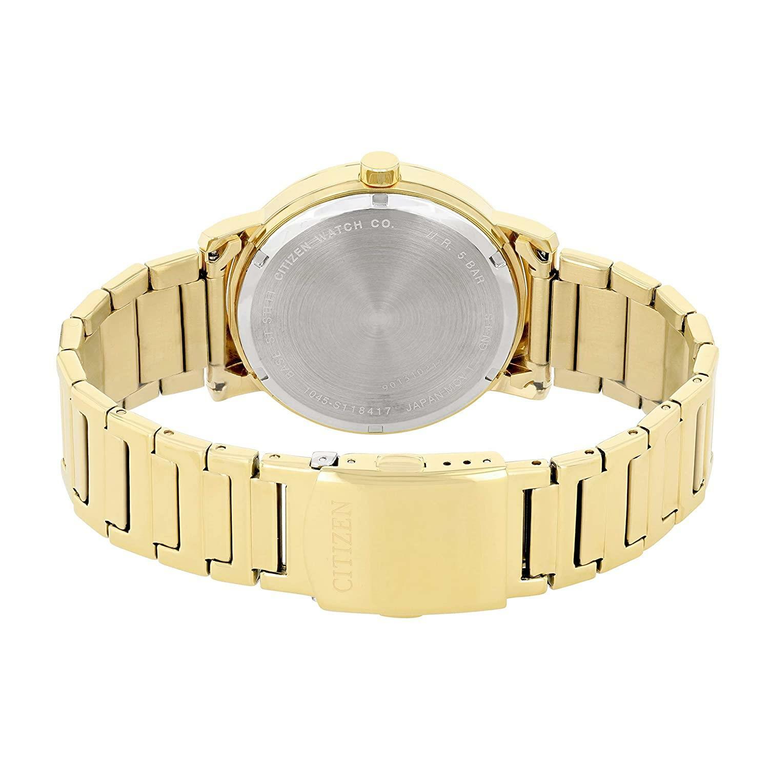 Citizen BE9182-57E Quartz Gold Tone Stainless Steel Bracelet Men 