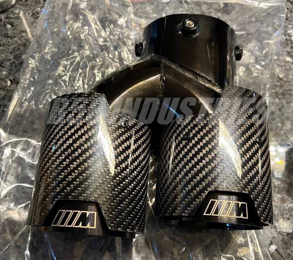 PUNTAS DE ESCAPE M PERFORMANCE QUAD BMW M240I M340I M440I BMW PARA ESCAPE STOCK Foto 2 de 4