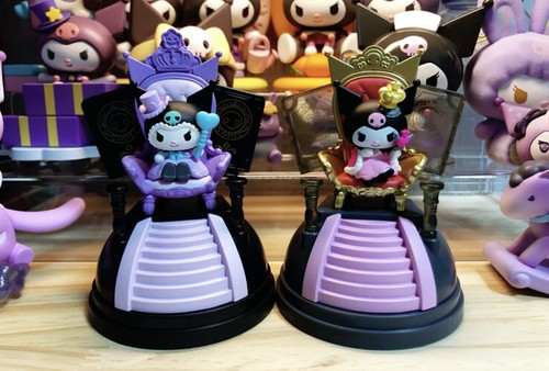Authentische Lioh Spielzeug Sanrio Figuren 8 Stck. Blindbox Royal Chair Serie Kuromi - Bild 16 von 21