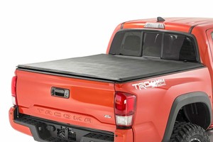 Rough Country Soft Tri Fold Fits 2016 2020 Toyota Tacoma 5 Ft Bed Tonneau Cover Ebay