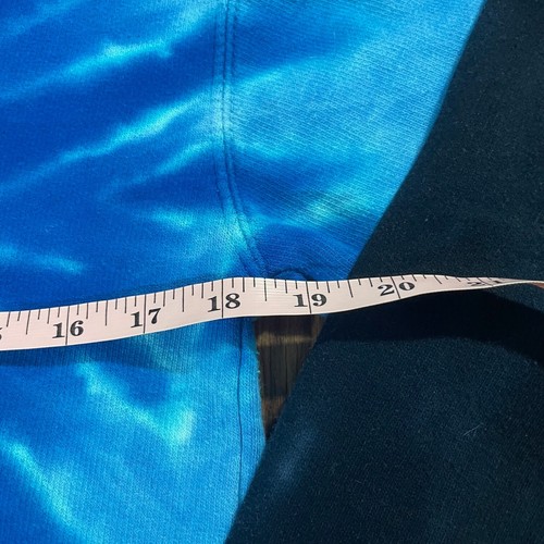 Outer Banks North Carolina Blue Black Tie Dye Full Zip Hoodie Boys Size XL - Picture 4 of 10