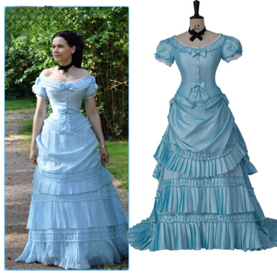 blue civil war dress Marie Antoinette Dress, Blue French Revolution dress, Pale blue Georgi   TwirlingDresses