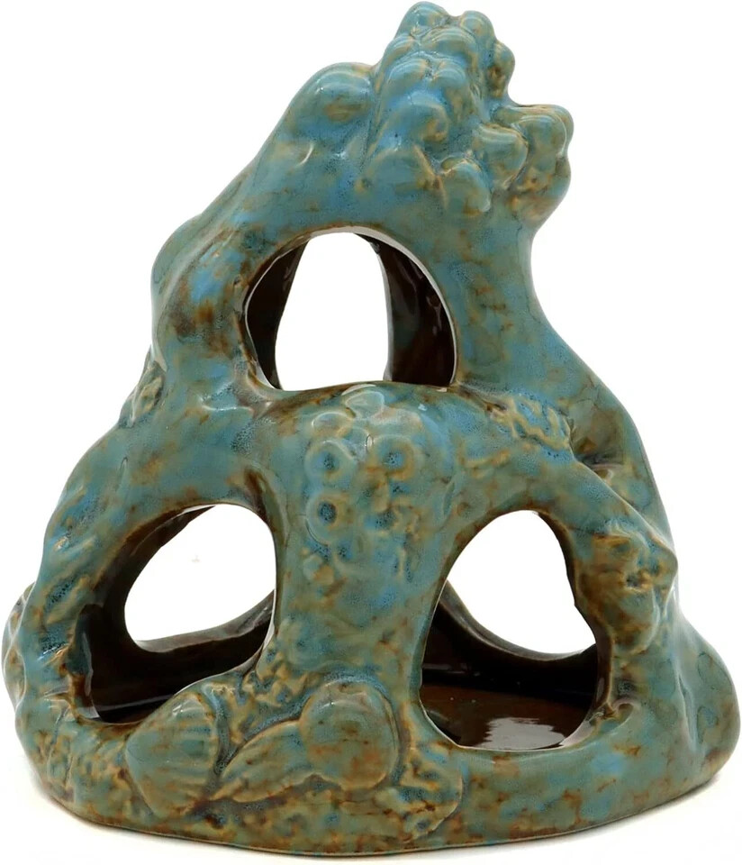 Aquarium Ceramic Cave Decorations, Betta Fish Tank Accessories, Small Fish Tank