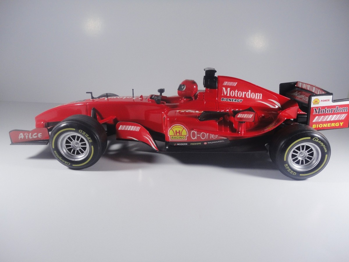 Friction Powered Red Formula 1 Racing Car Scale 1:10 F1 Formula
