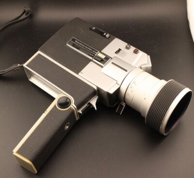 Clean Vintage Sankyo Super CM 880 8mm Movie Camera In Case