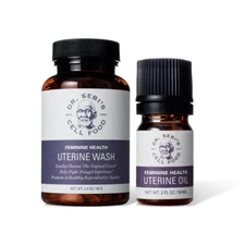 Uterine Wash And Oil Feminine Health Dr. Sebi Net Wash WT. 2.4oz 68g Oil 58mlNew