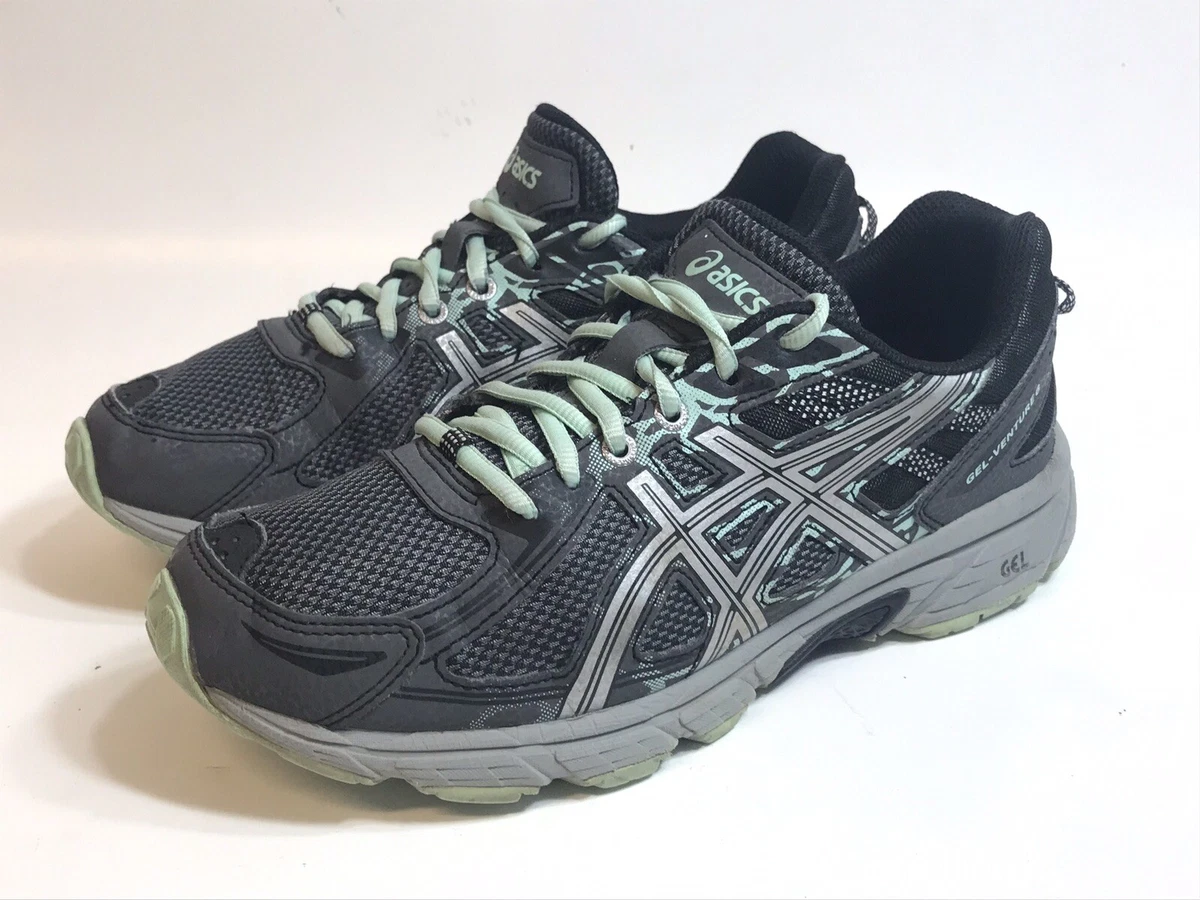 Asics Gel Venture 6 Running Shoes Black Camo T7G7Q Womens Size 9 D