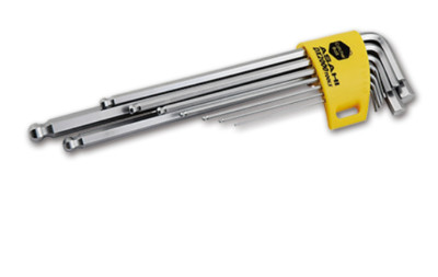 ASAHI TOOLS AQK Long Hexagon Key Wrench Set 9-pc AQKS910 Made in Japan